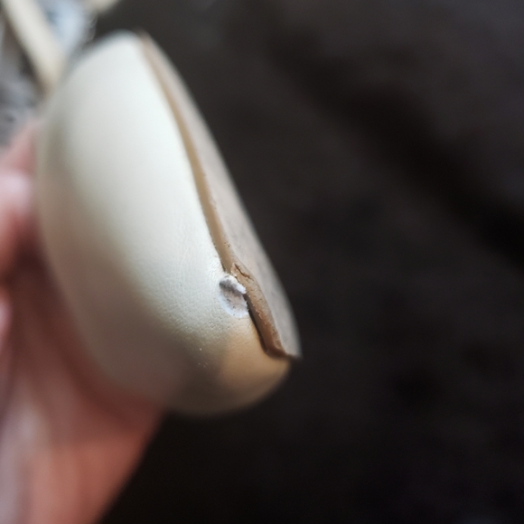 Sam Edelman Cream Pointed Toe Slingback Flats - Picture 9 of 11